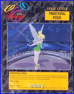 Cross Stitch KIT DISNEY Vintage Fairy Tinkerbell Pixie RARE SEALED HTF OOP Cross Stitch KIT DISNEY Vintage Fairy Tinkerbell Pixie RARE SEALED HTF OOP