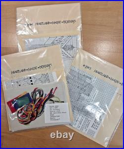 Cross Stitch Kit + 2 Charts Frank Lloyd Wright Heartland House Designs Vtg 1984