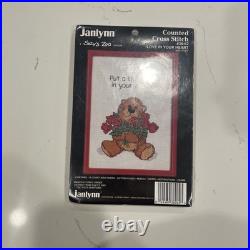 Cross Stitch Kit Lot Of 20 With Hoops