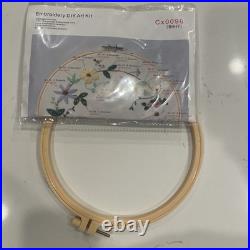 Cross Stitch Kit Lot Of 20 With Hoops