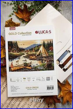 Cross Stitch Kit Luca-S GOLD Gold Creek, B2409