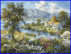 Cross Stitch Kit Luca-S Gold Enchanted Cottage, B615