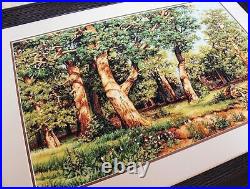 Cross Stitch Kit Luca-S The forest, reproduction of I. I. Shishkin, B476