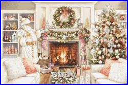 Cross Stitch Kit S New Year, Gold Collection, Counted Cross Stitch Kit for Adu
