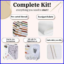 Cross Stitch Kit S New Year, Gold Collection, Counted Cross Stitch Kit for Adu