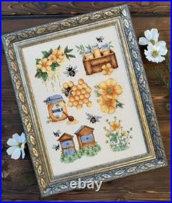 Cross-Stitch Kit embroidery set Craft gift needlework art DMC Floss, 24 x 33 DIY