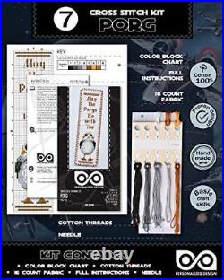 Cross Stitch Kits'Star Wars' Set 7-in-1 DIY Hand Embroidery Bookmarks wi