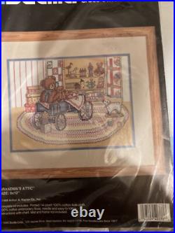 Cross Stitch Lot of 6 Kits NEW! Bucilla Sunset Elsa Williams Lot Bonus