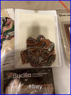 Cross Stitch Lot of 6 Kits NEW! Bucilla Sunset Elsa Williams Lot Bonus