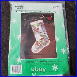 Cross Stitch Stocking Kit Candamar Something Special Christmas Train 50780