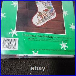 Cross Stitch Stocking Kit Candamar Something Special Christmas Train 50780