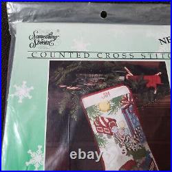 Cross Stitch Stocking Kit Candamar Something Special Christmas Train 50780