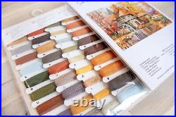 Cross Stitch kit Autumn Landscape Luca-s B481 Cozy Forest Cottage Counted Cro