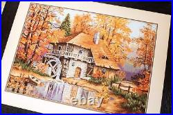 Cross Stitch kit Autumn Landscape Luca-s B481 Cozy Forest Cottage Counted Cro