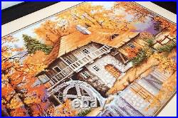 Cross Stitch kit Autumn Landscape Luca-s B481 Cozy Forest Cottage Counted Cro