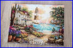 Cross Stitch kit Cottage by The sea Lighthouse Letistitch Leti 962 Counted Cr