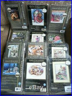 Cross stitch Kit Gold Collection Job Lot Assorted Designs New by Dimensions