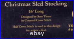 Cross stitch Stocking Kit Dimensions Gold Collection Red Christmas Birds VINTAGE Cross stitch Stocking Kit Dimensions Gold Collection Red Christmas Birds VINTAGE