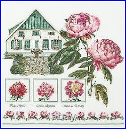 Cross-stitch kit Farmer peonies 448 Thea Gouverneur 32ct Cross-stitch kit Farmer peonies 448 Thea Gouverneur 32ct