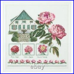 Cross-stitch kit Farmer peonies 448 Thea Gouverneur 32ct Cross-stitch kit Farmer peonies 448 Thea Gouverneur 32ct