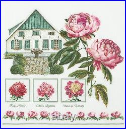 Cross-stitch kit Farmer peonies 448A Thea Gouverneur 16ct Cross-stitch kit Farmer peonies 448A Thea Gouverneur 16ct