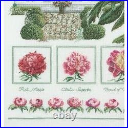 Cross-stitch kit Farmer peonies 448A Thea Gouverneur 16ct Cross-stitch kit Farmer peonies 448A Thea Gouverneur 16ct