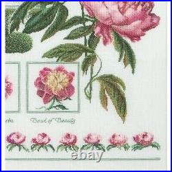 Cross-stitch kit Farmer peonies 448A Thea Gouverneur 16ct Cross-stitch kit Farmer peonies 448A Thea Gouverneur 16ct