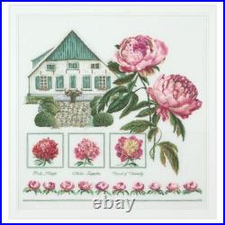 Cross-stitch kit Farmer peonies 448A Thea Gouverneur 16ct Cross-stitch kit Farmer peonies 448A Thea Gouverneur 16ct