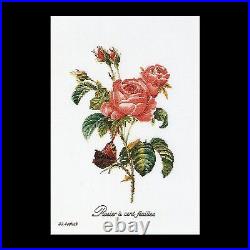 Cross-stitch kit Rose Redoute 2030A Thea Gouverneur 18ct