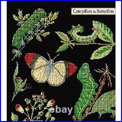 Cross-stitch kit thea gouverneur 587-05 Caterpillars And Butterflies 45x60cm