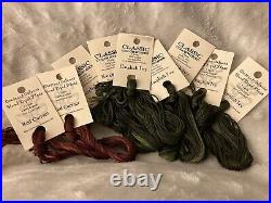 Crown & Thistle Quaker Seasons Purse 1 Kit 1 Yd Korty's Linen, Crescent Thread