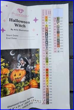DAC Halloween Witch by Rita Konya Aria Square Open Box 3 Missing Stickers