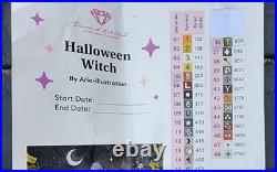 DAC Halloween Witch by Rita Konya Aria Square Open Box 3 Missing Stickers