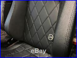 DEFENDER 90 110 BB6 Reclining Bucket Seats Cross Stitch/Alcantara + Fitting Kit