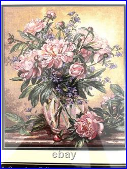 DIMENSIONS GOLD COLLECTION 35211 Peonies & Canterbury Bells CROSS STITCH NEW NIP
