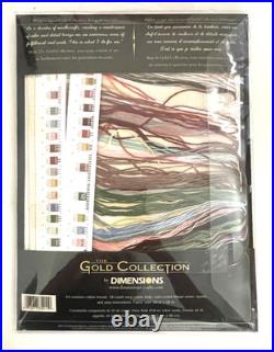DIMENSIONS GOLD COLLECTION 35211 Peonies & Canterbury Bells CROSS STITCH NEW NIP