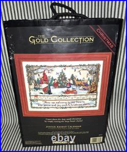 DIMENSIONS GOLD COLLECTION Joyous Advent Calendar 8532 CHRISTMAS X-STITCH KIT