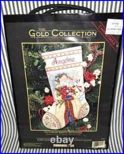 DIMENSIONS GOLD COLLECTION Victorian Santa Stocking 8479 CHRISTMAS X-STITCH KIT