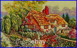 DIMENSIONS Gold Collection BEDFORDSHIRE SUNSET Counted Cross Stitch Kit Cottage