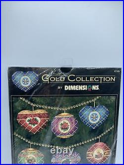 DIMENSIONS Gold Collection Counted Cross Stitch Timeless Elegance Ornaments 8706