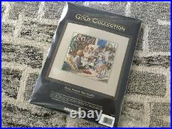 DIMENSIONS Gold Collection Doll House Tea Party #3799 Counted Cross Stitch 1995