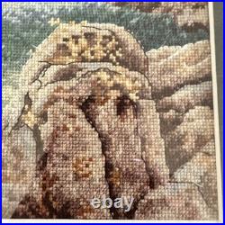 DIMENSIONS Gold Collection Eagle's Majesty Counted Cross Stitch Finished framed