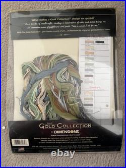DIMENSIONS Gold Collection HORSES BY A STREAM Counted Cross Stitch Kit VERY RARE