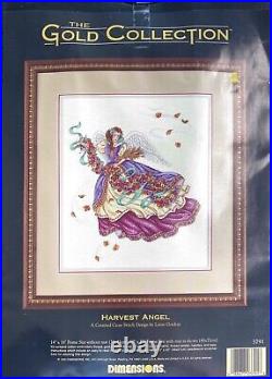 DIMENSIONS Gold Collection Harvest Angel Counted Cross Stitch Kit VERY RARE