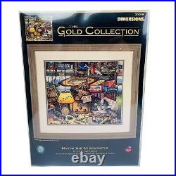 DIMENSIONS Gold Collection MAX IN THE ADIRONDACKS Counted Cross Stitch Kit Cat