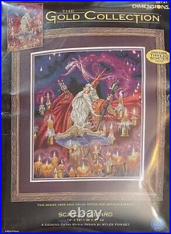 DIMENSIONS Gold Collection Scarlet Wizard Rare Counted Cross Stitch Kit U