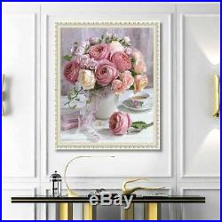 DIY 5D Diamond Painting Kit Embroidery Crafts Art Decor flowers Mural Craft Cool