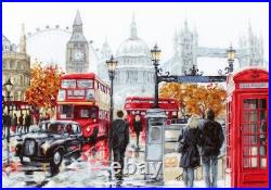 DIY Cross Stitch Kit London, B2376, Counted Cross Stitch kit for Adults, Em