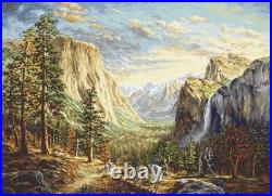 DIY Cross-Stitch Kit Riding the Range Needlepoint Craft Kit Stitching Art Set