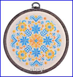 DIY Cross-Stitch Kit embroidery set Craft gift needlework art Preciosa Beads DMC